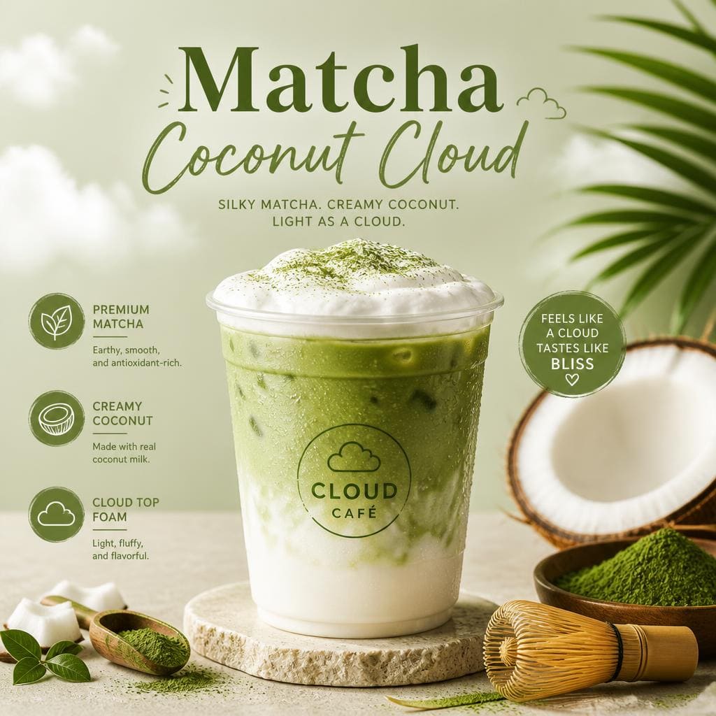 Matcha Coconut Cloud